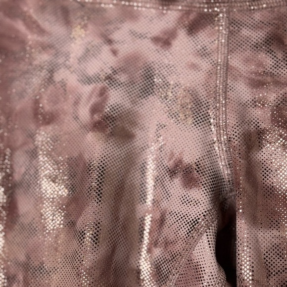 NWT Lululemon Align High-Rise Crop 23" Shine Diamond Dye Cacao Diffuse Dot Foil - Picture 11 of 15